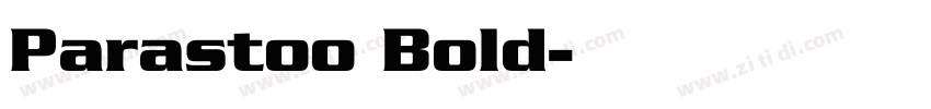 Parastoo Bold字体转换